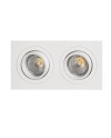 BÁSICO GU10 *EMPOTRABLE DOBLE GU10 BLANCO